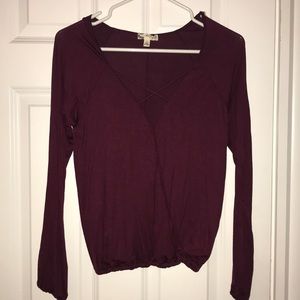Maroon long sleeve